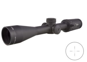 Trijicon Credo 3-9x40 matte black riflescope with illuminated green MIL-Square reticle