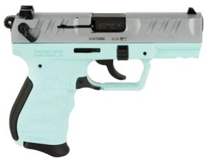 Walther PD380 .380 ACP 3.7in Angel Blue with nickel slide and two magazines