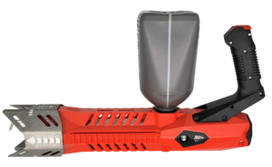 XM42-X Flamethrower red side view with modular rail