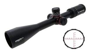 Crimson Trace Hardline Pro 4-16x50 30mm FFP riflescope in black anodized finish