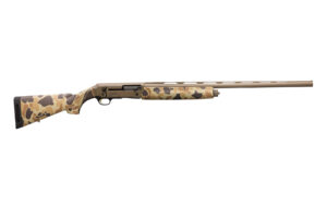 Browning Silver Field 12 Gauge 26in vent rib barrel Flat Dark Earth Cerakote Vintage Tan camo stock