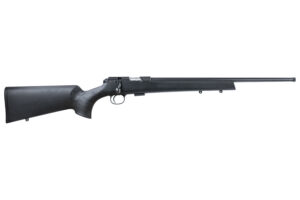 CZ-USA CZ 457 American Synthetic .22 LR bolt-action rifle with threaded muzzle and black synthetic stock
