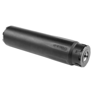 Gemtech ABYSS 7.62mm suppressor, 6.8in, black Cerakote finish