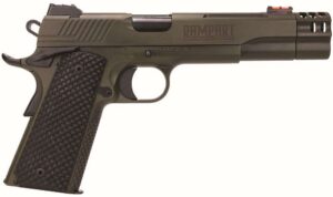 Kimber Rampart .38 Super 5in OD Green Cerakote 1911 pistol with G10 grips