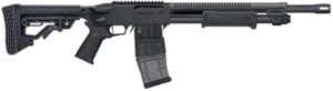 Mossberg 590RM 12 Gauge 18.5-inch mag-fed pump-action shotgun with adjustable stock and Picatinny rail