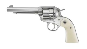 Ruger Bisley Vaquero .45 Colt 5.5 inch stainless with simulated ivory grips
