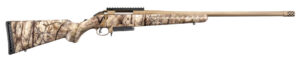 Ruger American Rifle 7mm-08 Rem 22 inch Cerakote Bronze Go Wild Camo