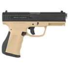 FMK 9C1 G2 Recon 9mm pistol Desert Sand polymer frame angled view