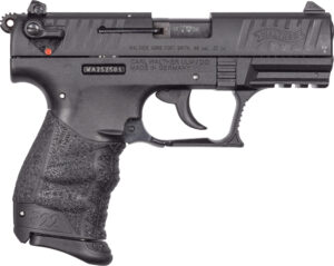 Walther P22Q .22 LR 10rd black polymer pistol with threaded barrel