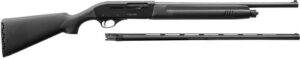 Akkar Churchill 220 Combo 20 Gauge shotgun with blued finish and black synthetic stock, two-barrel kit