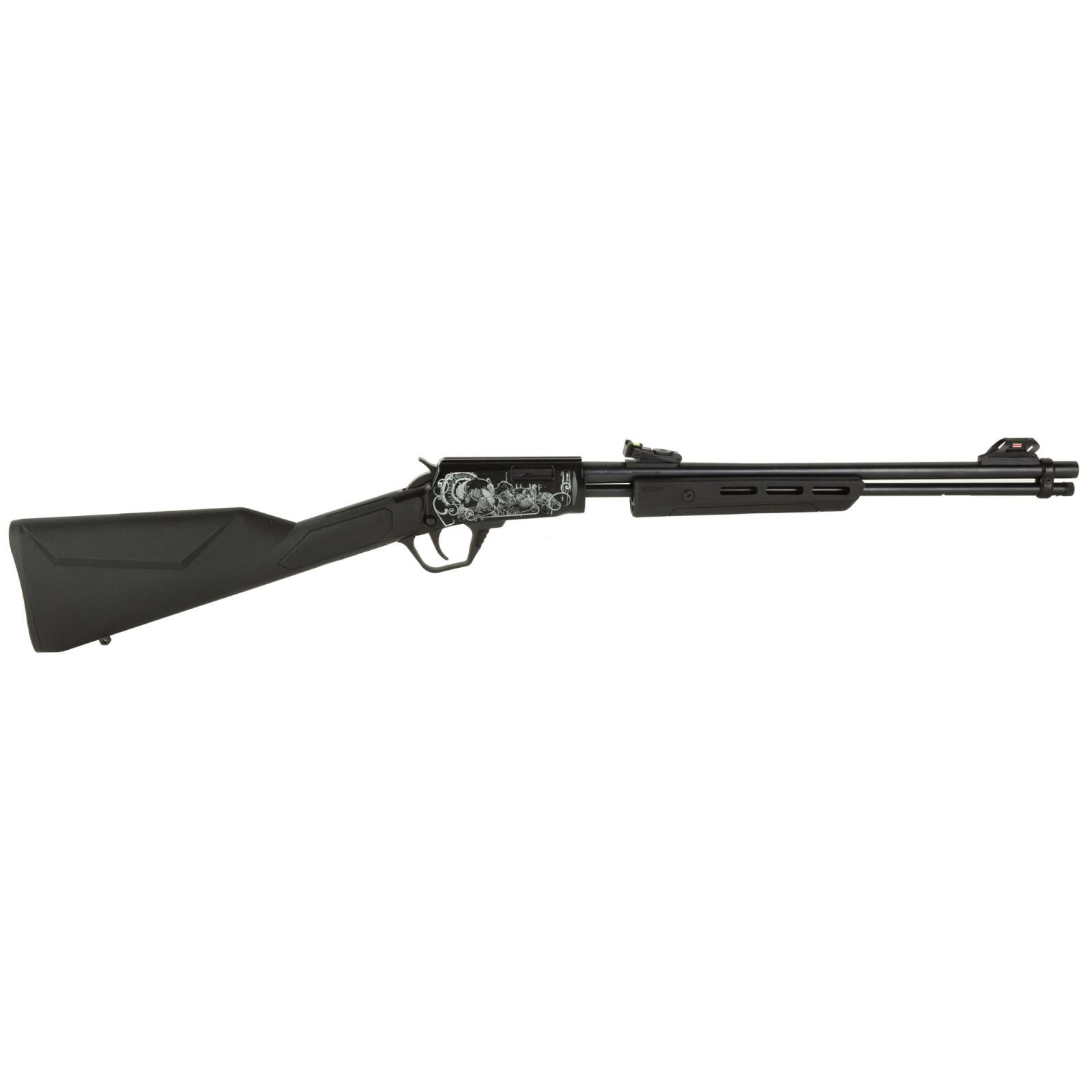 Rossi Gallery 22LR 18" 15Rd Engraved | RP22181SY-EN10