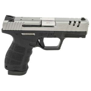 SAR Arms SAR9X Compact 9mm pistol, 4-inch barrel, black polymer frame and stainless slide