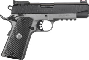 EAA Girsan MC1911-C 10mm 4.40in two-tone pistol with fiber optic sights and Picatinny rail