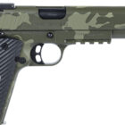EAA Girsan MC1911 Hunter 10mm 6in OD Green Camo pistol left profile