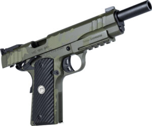 EAA Girsan MC1911 Hunter 10mm 6in OD Green Camo pistol left profile