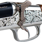 ATI Road Agent Prime 12 gauge 26 in side-by-side shotgun with Turkish walnut stock and engraved silver receiver