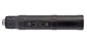 Gemtech Lunar 9 suppressor matte black 9mm modular 7in/4.7in 1/2x28