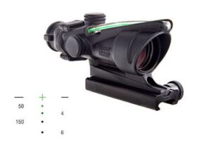 Trijicon ACOG 4x32 dual-illuminated green crosshair 300 AAC Blackout reticle with TA51 mount
