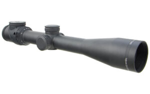 Trijicon AccuPoint 2.5-12.5x42 scope, illuminated MOA-dot crosshair, 30mm tube, matte black