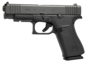 Glock 48 9mm Slimline front rail PA4850201FR black side view