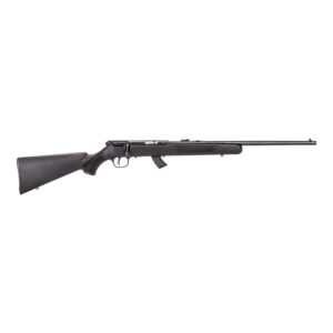 Savage Mark II F 21-inch bolt-action rifle with blued button-rifled barrel and black synthetic stock