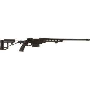 Howa M1500 TSP X .308 Win rifle with 24-inch threaded barrel and folding aluminum chassis in black