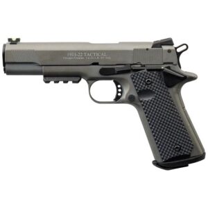 Chiappa 1911 .22 LR pistol 5-inch barrel dark grey finish G10 grips