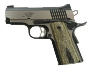Kimber Eclipse Ultra II .45 ACP 3in pistol with brushed finish and laminated grips