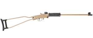 Chiappa Little Badger .22 LR rifle tan with wire stock and 16.5in threaded barrel