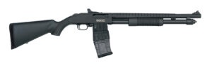 Mossberg 590M 12 gauge mag-fed pump shotgun 18.5 inch barrel black synthetic stock