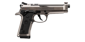 Beretta 92X Performance DEF 9mm 4.90-inch pistol angled left