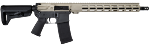 Shark Coast Tactical Badger AR-15 16-inch 5.56 NATO gray tan Cerakote Magpul SL-K