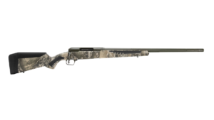 Savage 110 Timberline .270 Win rifle, 22in fluted threaded barrel, Realtree Excape stock