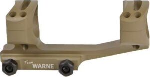 Warne X-SKEL 1-inch Picatinny cantilever scope mount in Flat Dark Earth
