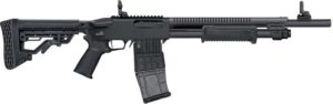 Mossberg 590RM 12 Gauge pump-action shotgun with 18.5 inch barrel and Magpul MBUS sights