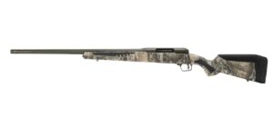 Savage 110 Timberline .270 Win 22 inch left-hand rifle in OD Green Cerakote Realtree Excape