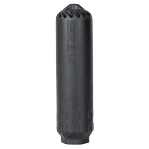 HUXWRX FLOW 762 Ti suppressor in black, Grade 5 titanium