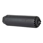HUXWRX FLOW 762 Ti suppressor in black, Grade 5 titanium