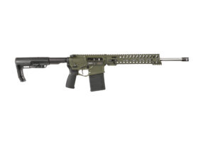 POF Rogue DI .308 16.5in OD Green rifle side view