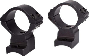 TALLEY RING/BASE COMBO 1" MED - HOWA SUPER LITE BLACK ANODIZED