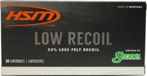 HSM LOW RECOIL 7MM REM MAG - 140GR SBT 20RD 20BX/CS