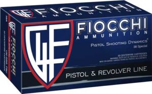 FIOCCHI 38 SPECIAL 125GR JHP - 50RD 20BX/CS