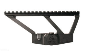 Arsenal SM-13 one-piece Picatinny scope mount for AK rifles with black finish