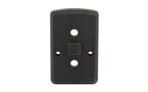 Arisaka Defense Plate #2 standard-height optic plate in anodized black for RMR/SRO footprints