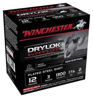 WINCHESTER DRYLOK 12GA 3" - 1-3/8OZ #2 25RD 10BX/CS