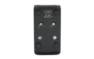 C&H Precision black anodized plate for Glock MOS to Leupold DPP/EOT optic mount