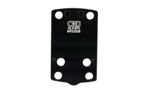 C&H Precision V4 adapter plate for Holosun EPS footprint, black anodized