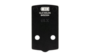 C&H Precision V4 adapter plate for Holosun 407K/507K, black anodized, for Glock 43X/48 MOS