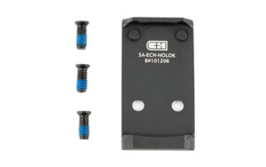 C&H Precision Echelon optic mounting plate for Holosun 407K 507K RMSc, black