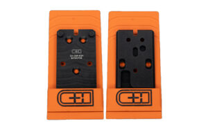 C&H Precision optics adapter plate for Springfield XDM OSP to RMR 407C 507C, anodized black